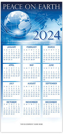 Holiday Greeting Cards with Calendar by Birchcraft Studios - 2024 Wishes:  More Than Paper
