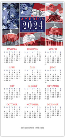 Holiday Greeting Cards with Calendar by Birchcraft Studios - Land of Liberty