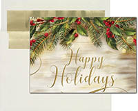 Holiday Greeting Cards by Birchcraft Studios - Pine of Gold