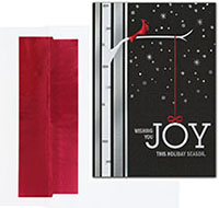 Holiday Greeting Cards by Birchcraft Studios - Joyful Cardinal