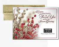 Holiday Greeting Cards by Birchcraft Studios - Tidings of Appreciation