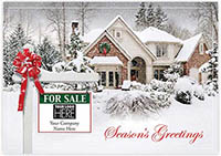 Holiday Greeting Cards by Birchcraft Studios - New Joy Real Estate Holiday Logo