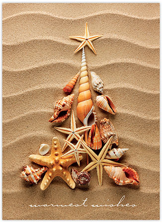Holiday Greeting Cards by Birchcraft Studios - Waves of Warm Wishes Holiday Greeting Cards by Birchcraft Studios - Waves of Warm Wishes