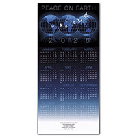 Holiday Greeting Cards with Calendar by Birchcraft Studios - 2026 Wishes