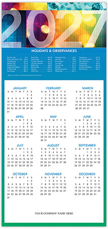 Holiday Greeting Cards with Calendar by Birchcraft Studios - 2027 Bold Year