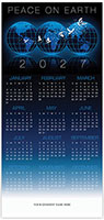 Holiday Greeting Cards with Calendar by Birchcraft Studios - 2027 Wishes