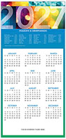 Holiday Greeting Cards with Calendar by Birchcraft Studios - 2027 Bold Year