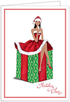 Christmas Greeting Cards by Bonnie Marcus - Fashion Girl Christmas Box (Multi-cultural)
