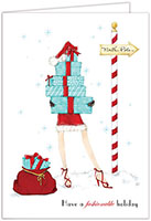Christmas Greeting Cards by Bonnie Marcus  - Fashionable Holiday