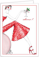 Christmas Greeting Cards by Bonnie Marcus  - Holiday Fashion Girl