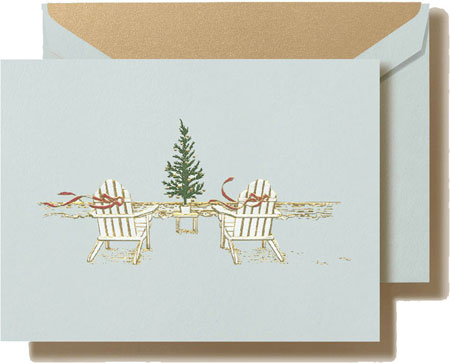 Boxed Holiday Greeting Cards by Crane & Co. (Engraved Seaside Christmas) Boxed Holiday Greeting Cards by Crane & Co. (Engraved Seaside Christmas)