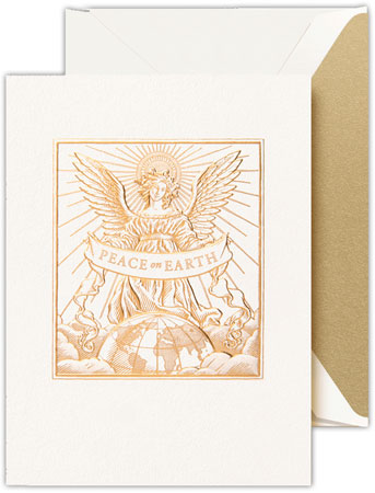 Boxed Holiday Greeting Cards by Crane & Co. (Engraved Angel Christmas) Boxed Holiday Greeting Cards by Crane & Co. (Engraved Angel Christmas)