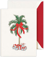 Boxed Holiday Greeting Cards by Crane & Co. (Engraved Christmas Palm)