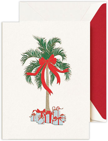 Boxed Holiday Greeting Cards by Crane & Co. (Engraved Christmas Palm) Boxed Holiday Greeting Cards by Crane & Co. (Engraved Christmas Palm)