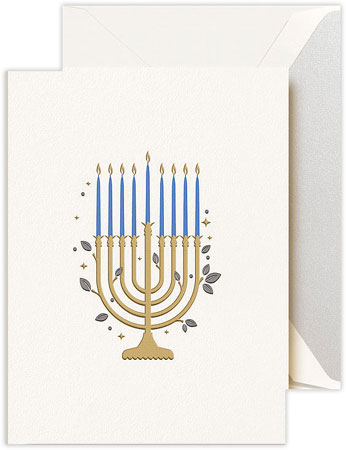 Boxed Hanukkah Greeting Cards by Crane & Co. (Hanukkah Menorah) Boxed Hanukkah Greeting Cards by Crane & Co. (Hanukkah Menorah)