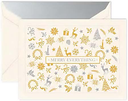 Boxed Holiday Greeting Cards by Crane & Co. (Engraved Engraved Folk Pattern) Boxed Holiday Greeting Cards by Crane & Co. (Engraved Engraved Folk Pattern)