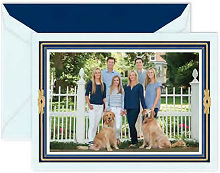 Boxed Holiday Photo Mount Cards by Crane & Co. (Nautical Knot) Boxed Holiday Photo Mount Cards by Crane & Co. (Nautical Knot)