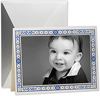 Boxed Hanukkah Photo Mount Cards by Crane & Co. (Hanukkah Lights)
