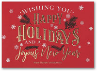 Holiday Greeting Cards by Carlson Craft - Joyful Holidays