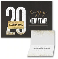 Holiday Greeting Cards by Carlson Craft - Modern New Year