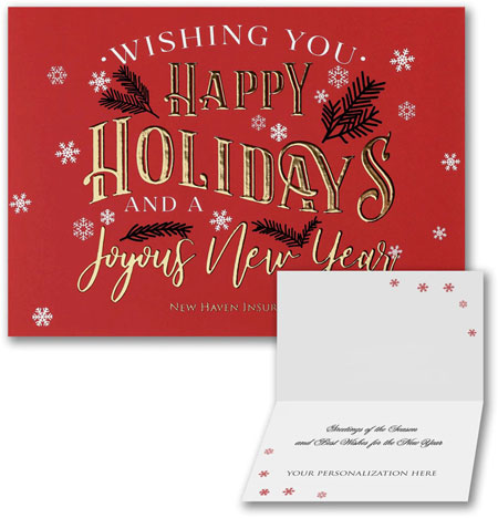 Holiday Greeting Cards by Carlson Craft - Joyful Holidays