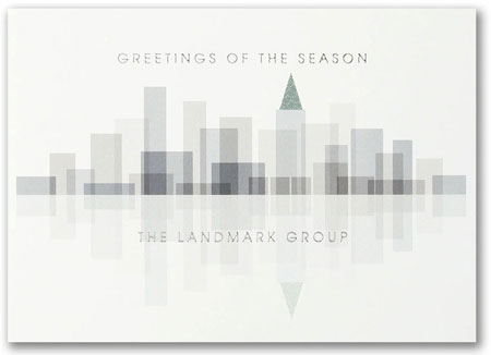 Holiday Greeting Cards by Carlson Craft - Modern Cityscape