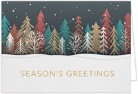 Holiday Greeting Cards by Carlson Craft - Colored Treeline