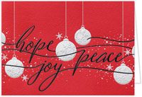 Holiday Greeting Cards by Carlson Craft - Nordic Style with Foil