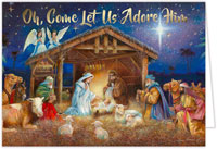 Holiday Greeting Cards by Carlson Craft - Silent Night Holy Night
