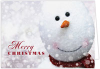 Holiday Greeting Cards by Carlson Craft - Christmas  Snowman