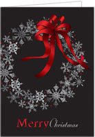 Holiday Greeting Cards by Carlson Craft - Snowflake Celebration
