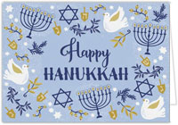 Hanukkah Greeting Cards by Carlson Craft - Hanukkah Festivities