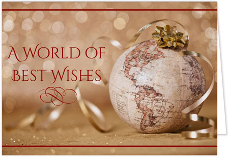 Holiday Greeting Cards by Carlson Craft - Wishes Around the World Holiday Greeting Cards by Carlson Craft - Wishes Around the World