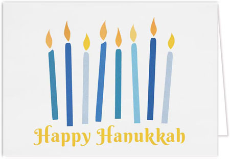 Hanukkah Greeting Cards by Carlson Craft - Modern Menorah Hanukkah Greeting Cards by Carlson Craft - Modern Menorah