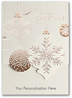 Holiday Greeting Cards by Carlson Craft - Ornament Neutrals