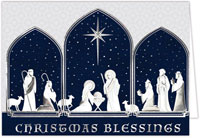 Holiday Greeting Cards by Carlson Craft - Heavenly Blessings with Foil