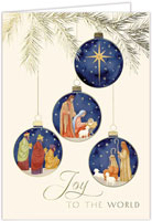 Holiday Greeting Cards by Carlson Craft - Joyous Watercolor