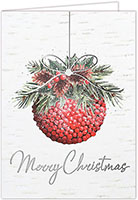 Holiday Greeting Cards by Carlson Craft - Kissing Ball