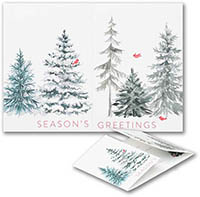 Holiday Greeting Cards by Carlson Craft - Winter Stroll