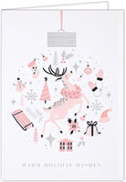 Holiday Greeting Cards by Carlson Craft - Holiday Blush