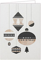 Holiday Greeting Cards by Carlson Craft - Geometric Ornament