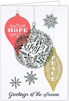 Holiday Greeting Cards by Carlson Craft - Joyful Flourish