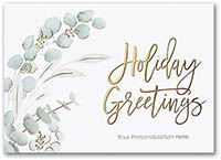 Holiday Greeting Cards by Carlson Craft - Eucalyptus Decor