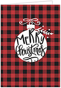Holiday Greeting Cards by Carlson Craft - Christmas Plaid