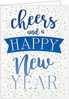 Holiday Greeting Cards by Carlson Craft - New Year Cheer