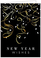 Holiday Greeting Cards by Carlson Craft - New Year Wishes