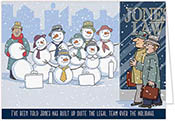 Holiday Greeting Cards by Carlson Craft - Snowman Legal Team