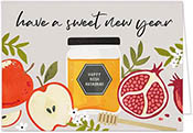 Jewish New Year Cards by Carlson Craft - Sweet New Year