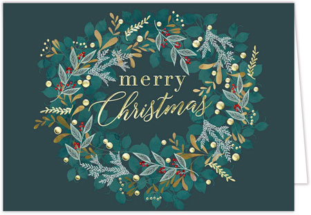 Holiday Greeting Cards by Carlson Craft - Hunter Elegance with Foil Holiday Greeting Cards by Carlson Craft - Hunter Elegance with Foil