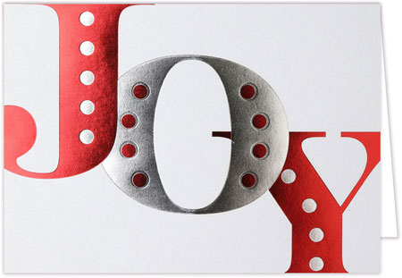 Holiday Greeting Cards by Carlson Craft - Shining Joy with Foil Holiday Greeting Cards by Carlson Craft - Shining Joy with Foil